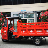 Number 5 semi enclosed truck with canopy